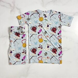 Made with Magic Disney Hercules Bamboo Shorts Set Size 5/6